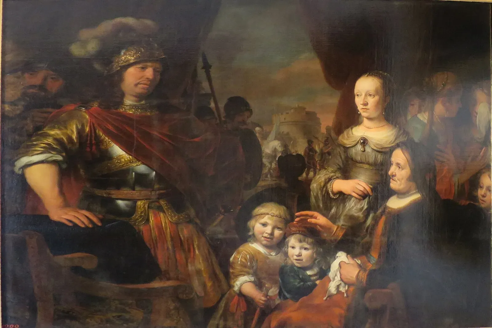 baroque painting in which coriolanus's mother and wife implore him not to destroy rome